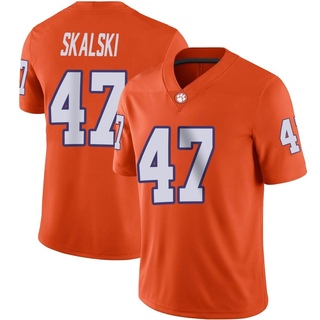 James Skalski Game Orange Men's Clemson Tigers Football Jersey