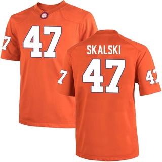 James Skalski Game Orange Youth Clemson Tigers Team Color Jersey
