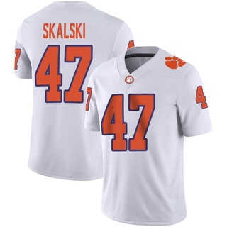 James Skalski Game White Youth Clemson Tigers Football Jersey