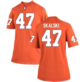 James Skalski Replica Orange Women's Clemson Tigers Team Color Jersey